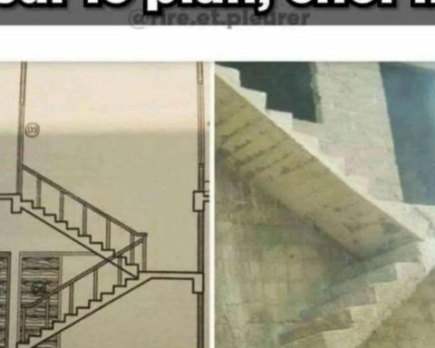 humour escalier conformes au plan